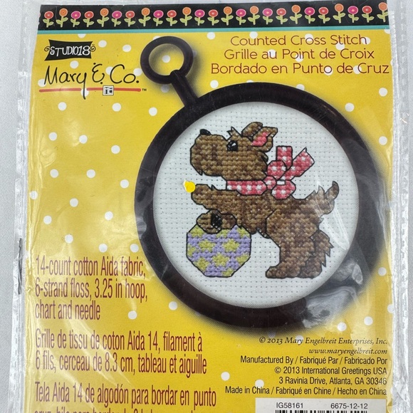 Set of 2 Hobby Lobby Embroidery and Cross Stitch Patterns - Picture 4 of 4